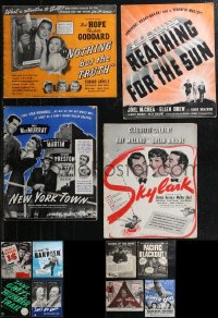 2d0169 LOT OF 12 1940S PARAMOUNT PRESSBOOKS 1940s great advertising for a variety of movies!
