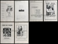 2d0205 LOT OF 6 MOSTLY WOODY ALLEN PRESSBOOKS 1970s Manhattan, Annie Hall, Interiors & more!