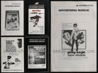 2d0219 LOT OF 5 AVCO EMBASSY PICTURES PRESSBOOKS 1970s advertising for a variety of movies!