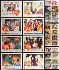 2d0407 LOT OF 32 LOBBY CARDS 1960s complete sets from four different movies!