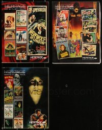 2d0651 LOT OF 3 HERITAGE 2011 MOVIE POSTER AUCTION CATALOGS 2011 great color images!