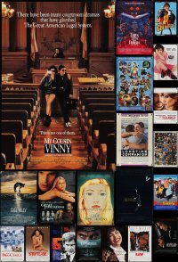 2d1247 LOT OF 22 UNFOLDED SINGLE-SIDED MOSTLY 27X40 ONE-SHEETS 1980s-2000s cool movie images!