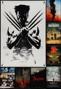 2d1274 LOT OF 13 UNFOLDED DOUBLE-SIDED 27X40 ONE-SHEETS 1990s-2010s cool movie images!