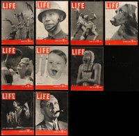 2d0560 LOT OF 9 1930S LIFE MAGAZINES 1930s filled with great images & articles!