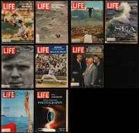 2d0559 LOT OF 9 1960S LIFE MAGAZINES 1960s filled with great images & articles!
