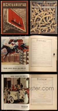 2d0612 LOT OF 2 1937 FORTUNE MAGAZINES 1937 filled with great business images & articles!