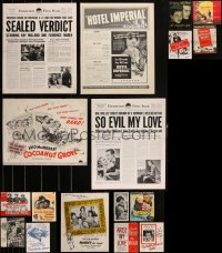 2d0158 LOT OF 17 PARAMOUNT MILLAND & MACMURRAY PRESSBOOKS 1930s-1940s advertising for their movies!