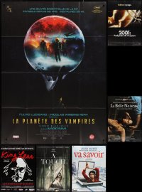 2d0123 LOT OF 6 FOLDED FRENCH ONE-PANELS 1990s-2010s great images for a variety of movies!