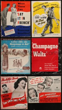 2d0202 LOT OF 6 RAY MILLAND & FRED MACMURRAY PRESSBOOKS 1930s-1940s advertising for their movies!