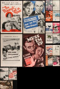 2d0152 LOT OF 19 RKO PRESSBOOKS 1930s-1940s advertising for a variety of different movies!