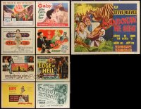2d0487 LOT OF 9 TITLE CARDS 1950s-1960s great images from a variety of different movies!