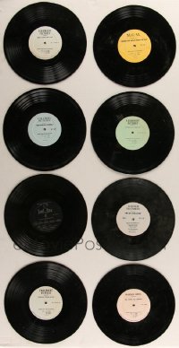 2d0622 LOT OF 8 33 1/3 RPM RADIO SPOTS RECORDS 1960s commercials from a variety of movies!