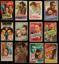 2d0896 LOT OF 12 SPANISH HERALDS 1930s-1960s great images from a variety of different movies!