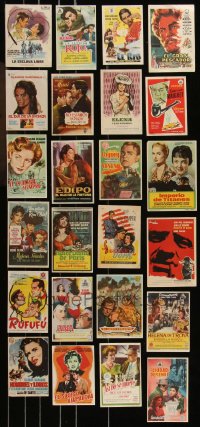 2d0889 LOT OF 24 SPANISH HERALDS 1940s-1960s great images from a variety of different movies!