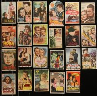 2d0890 LOT OF 23 SPANISH HERALDS 1930s-1960s cool different images from a variety of movies!