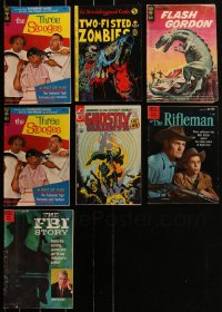 2d0705 LOT OF 7 COMIC BOOKS 1960s Three Stooges, Two-Fisted Zombies, Flash Gordon & more!