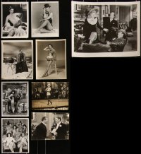 2d0870 LOT OF 9 MOVIE & TV 8X10 STILLS 1950s-1970s a variety of great portraits & scenes!