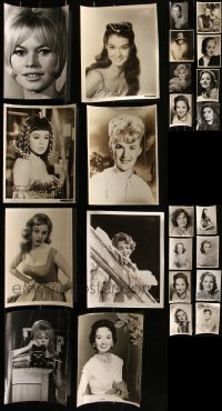 2d0841 LOT OF 24 1950S-1960S STILLS OF PRETTY ACTRESSES 1950s-1960s portraits of beautiful women!