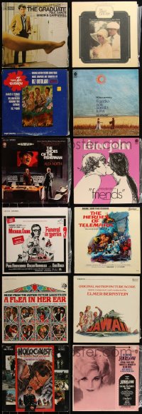 2d0615 LOT OF 12 33 1/3 RPM RECORDS 1960s great songs from a variety of different movies!