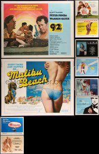 2d1186 LOT OF 12 UNFOLDED 1970S HALF-SHEETS 1970s a variety of cool movie images!