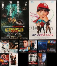 2d1165 LOT OF 16 UNFOLDED JAPANESE B2 POSTERS 1980s-1990s a variety of cool movie images!