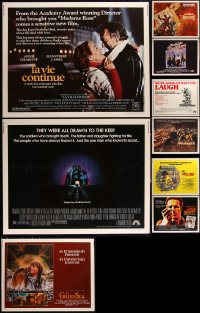 2d1188 LOT OF 11 UNFOLDED 1980S HALF-SHEETS 1980s a variety of cool movie images!