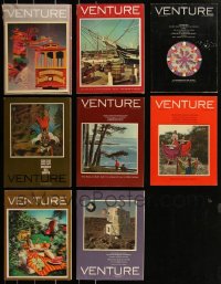 2d0561 LOT OF 8 VENTURE MAGAZINES 1960s each has a really cool lenticular cover image!