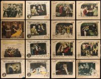 2d0439 LOT OF 16 1920S LOBBY CARDS 1920s incomplete sets from a variety of different silent movies!