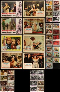2d0386 LOT OF 47 1950S-60S LOBBY CARDS 1950s-1960s incomplete sets from a variety of movies!