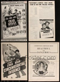 2d0231 LOT OF 4 FOX & 1 ALLIED ARTISTS PRESSBOOKS 1940s-1950s advertising for a variety of movies!!