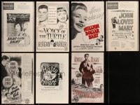 2d0196 LOT OF 7 RONALD REAGAN PRESSBOOKS 1940s-1950s advertising for several of his movies!