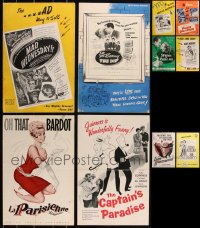 2d0162 LOT OF 14 UNITED ARTISTS COMEDY & MUSICALS PRESSBOOKS 1950s-1960s cool movie advertising!