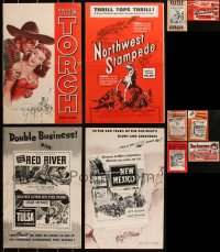 2d0177 LOT OF 10 UNITED ARTISTS COWBOY WESTERN PRESSBOOKS 1940s-1950s cool movie advertising!