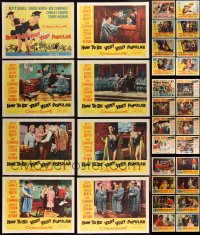 2d0397 LOT OF 40 1950S LOBBY CARDS 1950s complete sets from five different movies!