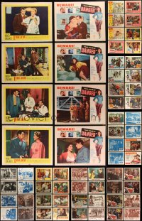 2d0344 LOT OF 117 1950S LOBBY CARDS 1950s incomplete sets from a variety of different movies!