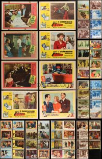 2d0366 LOT OF 70 1950S LOBBY CARDS 1950s incomplete sets from a variety of different movies!