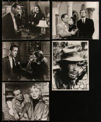 2d0773 LOT OF 5 HUMPHREY BOGART SWEDISH STILLS 1940s-1950s great scenes from several of his movies!