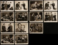 2d0859 LOT OF 13 I COVER BIG TOWN 8X10 STILLS 1947 Philip Reed as radio's fighting editor!