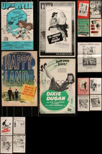 2d0142 LOT OF 25 20TH CENTURY FOX COMEDY & ROMANCE PRESSBOOKS 1930s-1950s cool movie advertising!