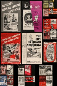 2d0141 LOT OF 25 UNITED ARTISTS NOIR & MYSTERY PRESSBOOKS 1950s advertising for several movies!