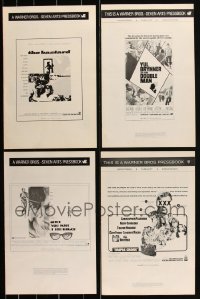 2d0170 LOT OF 11 WARNER BROTHERS SUSPENSE PRESSBOOKS 1960s advertising for a variety of movies!