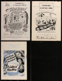 2d0236 LOT OF 3 JEANNE CRAIN PRESSBOOKS 1940s-1950s great advertising for some of her movies!