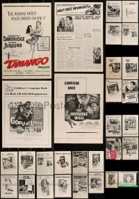 2d0135 LOT OF 30 20TH CENTURY FOX NOIR & MYSTERY PRESSBOOKS 1940s-1950s cool movie advertising!
