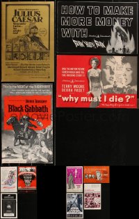 2d0174 LOT OF 11 AMERICAN INTERNATIONAL PICTURES PRESSBOOKS 1960s-1970s cool movie advertising!