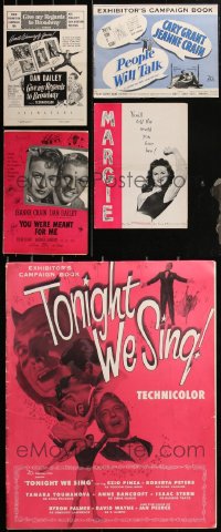 2d0223 LOT OF 5 20TH CENTURY FOX MUSICAL PRESSBOOKS 1940s-1950s advertising for several movies!