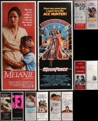 2d1058 LOT OF 16 UNFOLDED 1980S INSERTS 1980s great images from a variety of different movies!