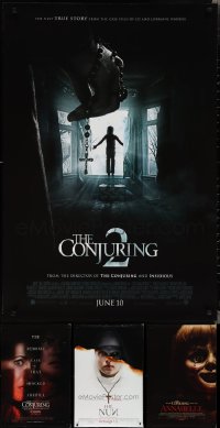 2d1279 LOT OF 7 UNFOLDED DOUBLE-SIDED 27X40 CONJURING UNIVERSE ONE-SHEETS 2010s-2020s horror!