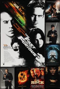 2d1275 LOT OF 12 UNFOLDED MOSTLY DOUBLE-SIDED 27X40 ONE-SHEETS 1990s-2010s cool movie images!