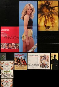 2d0720 LOT OF 9 PROMO BROCHURES 1970s-1980s great images from a variety of movies!