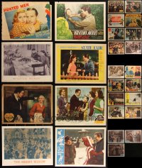 2d0422 LOT OF 27 LOBBY CARDS 1930s-1960s great scenes from a variety of different movies!